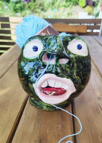 Garnschale wolle keramik - garnschale,