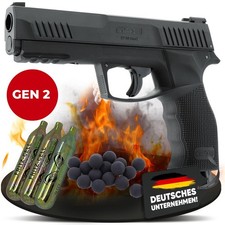 SET T4E Home Defense TP 50 BLK .50 Rubberball CO2 < 7,5 Joule 6 Schuss (ab 18)