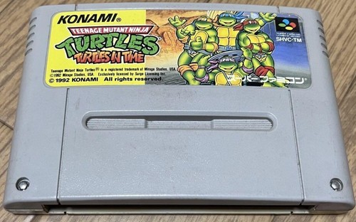 Turtles in time - time, snes