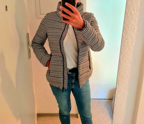 Damen steppjacke blouson - steppjacke,