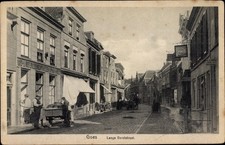 Ak Goes Zeeland Niederlande, Lange Vorststraat, Geschäfte - 3851857