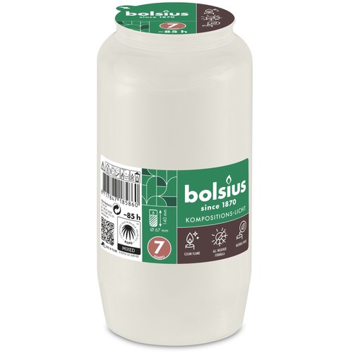 Bolsius grabkerzen weiß - nr., 7
