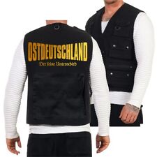 Herren Weste mit vielen Taschen Ostdeutschland in GOLD sommer outdoor motorrad