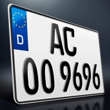 1 Kennzeichen | 340 x 200 mm |