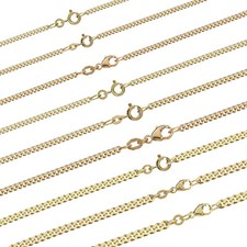 Panzerkette Massiv gelb Gold