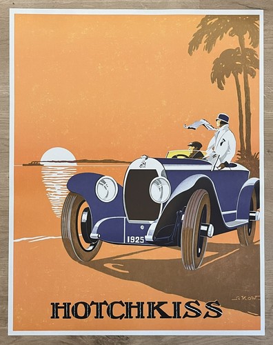 Rare hotchkiss poster vintage - rare,