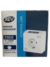 REV EMT717ACTL Energiemessgerät Stromverbrauch Monitor Steckdose weiß