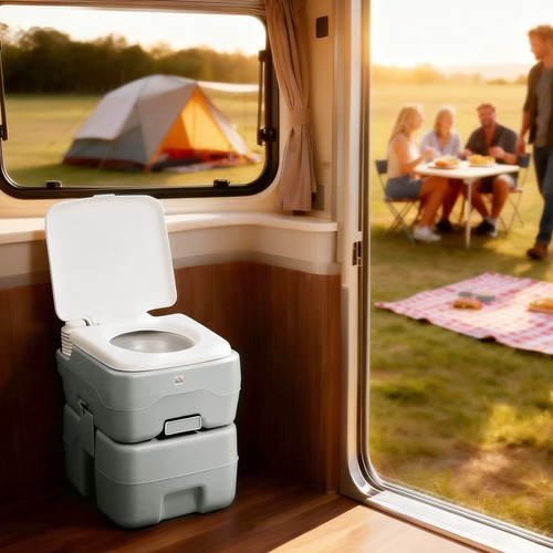 Homcom campingtoilette - homcom,