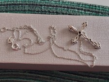 Kreuz Mit Kette Silber 925 Mit