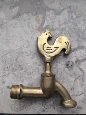 Nostalgie Wasserhahn, Garten, Messing massiv