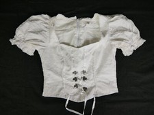 Traditional bodice with lace