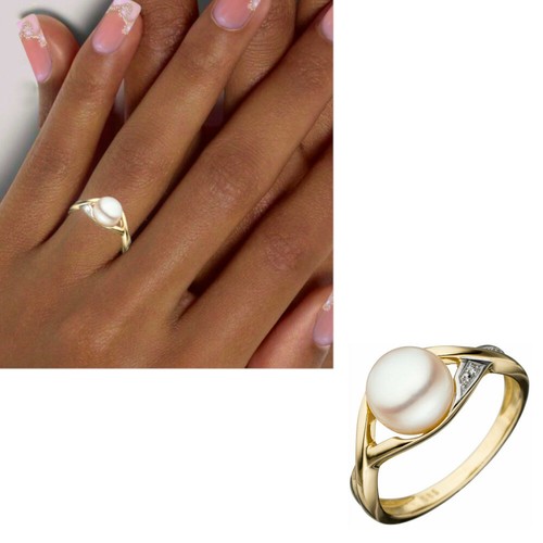 Damen ring 585 echt gold - ring,