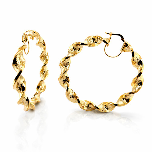 14k 585 gold creolen - 585,