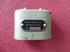 Alte Spardose, Metall, Stadtsparkasse Gelsenkirchen Nr. 30492