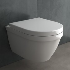 Spülrandlose toilette wand - spülrandlose,