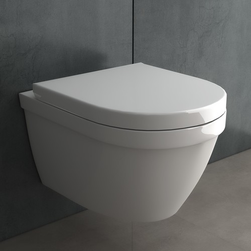 Spülrandlose toilette wand - toilette,