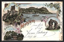 Lithographie Mehlem, Ruine