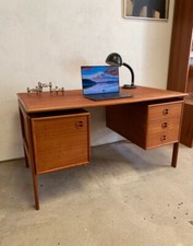 Arne Vodder für Gasvig Møbler Teak Schreibtisch Teakholz Vintage 60er 70er