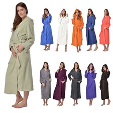 Fleece Morgenmantel Bademantel