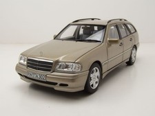 Mercedes C-Klasse T-Modell Kombi S202 1997 silber Modellauto 1:18 Norev