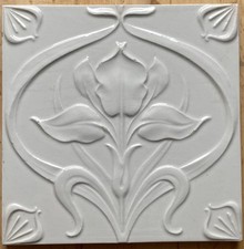 Originale Jugendstil Fliese