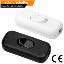 Schnurschalter EIN-AUS 230V / 2,5A Schnur-Zwischenschalter 250V Lampen-Schalter