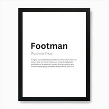 Footman Definition Bedeutung 1