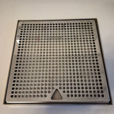 Tropfblech Tropfschale 200x200mm Edelstahl Abtropfschale für Zapfanlage Bar