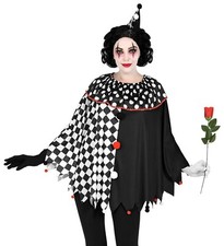 Poncho OHNE HUT Harlekin