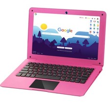 10.1'' Laptop Computer Quad Core Android 12.0 Mini Netbook 2G RAM+64GB ROM Pink
