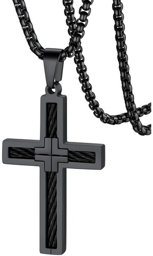 Herren kreuz halskette - herren,