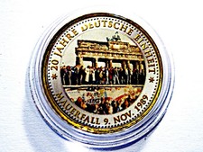 BRD  50 Cent 2004   20 Jahre Deutsche Einheit  "Mauerfall 9. Nov. 1989" in Farbe