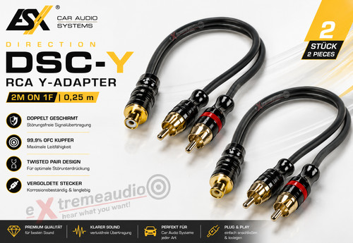 Esx dsc cinch audio stereo - esx,