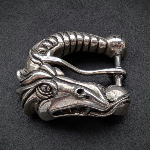 Drache gürtelschließe - drache,