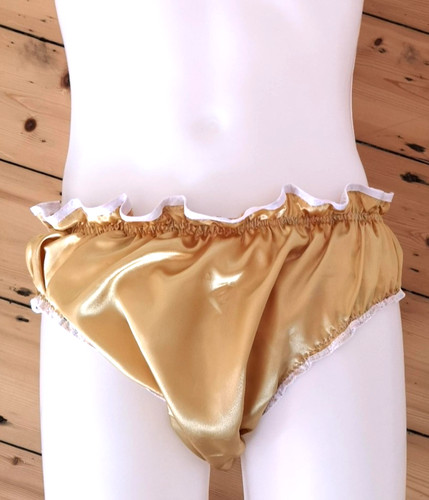 Pvc gefütterte satinhose - pvc,
