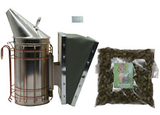 Edelstahl Smoker mit 500 g Rauchmittel Imker Rauchbläser Bienenzucht Imkerei