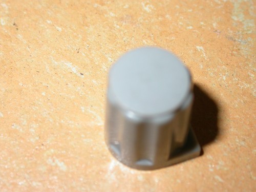 Drehknopf mit zeiger grau ø - drehknopf,