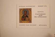 230503 KATALOG KLEINKUNST Galerie Ilas Neufert Ikonen 18. und 19. Jahrhundert