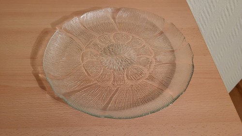 Glasschale groß rund