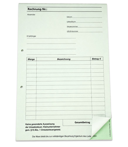 RECHNUNGSBLOCK