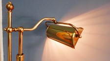 Messing Bankers Lamp Stehlampe