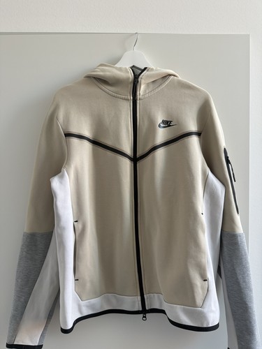 Nike tech fleece jacke beige - tech,