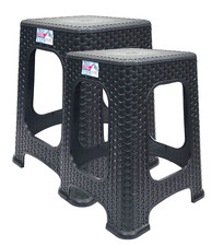 2x Hocker Tabure Stapelhocker