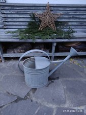 große  Zinkgießkanne  Gießkanne XL  seltenes Model Altzink stabil langlebig