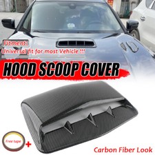 Universal Auto KFZ Motorhaube Lufthutze Lufteinlass Kapuze Abdeckung Kohlefaser