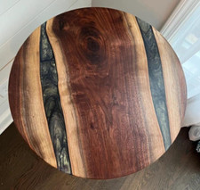 24 " Rund Epoxid und Holz