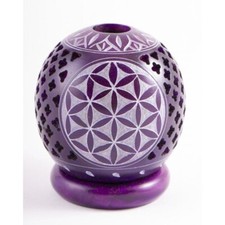 Teelichtkugel „Blume“ –