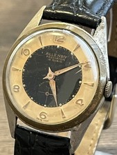ALLENBY Precision Herren Uhr (33mm) Handaufzug Vintage Armbanduhr ~ Werk läuft