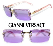 Versace sonnenbrille gold lila - versace,