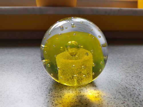Dekokugel briefbeschwerer glas - dekokugel,